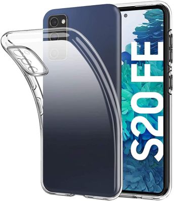 Wisam® Schutzhülle für Samsung Galaxy S20 FE S20FE 5G G780F Silikon Transparent