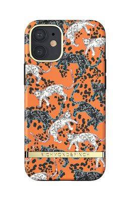 Richmond & Finch Orange Leopard für Apple iPhone 12 mini - Orange