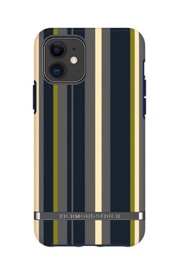 Richmond & Finch Navy Stripes für Apple iPhone 11 - Blau