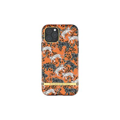 Richmond & Finch Orange Leopard für Apple iPhone 11 Pro - Orange