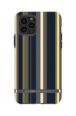 Richmond & Finch Navy Stripes für Apple iPhone 11 Pro Max - Blau