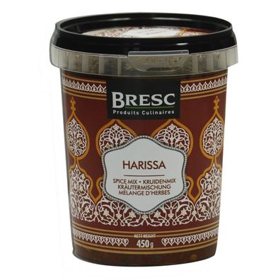 Bresc Harissa Spice Mix 4x 450g vegane Gewürz-Paste pikante Kräutermischung scharf