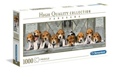 Clementoni 39435 Beagle Hund Welpen Tierbabys Puzzle 1000 Teile High Quality Neu