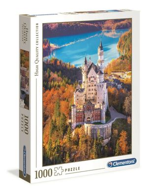 Clementoni 39382 Schloss Neuschwanstein Puzzle 1000 Teile High Quality Neu