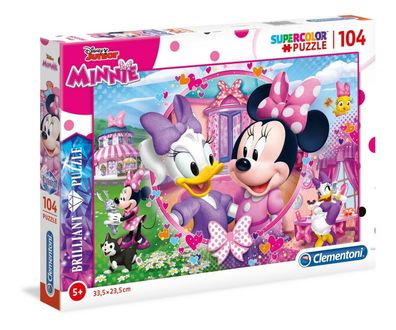 Clementoni 20145 Puzzle 104 Teile Disney Minnie Daisy Minnie Maus Puzzle Neu