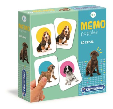 Clementoni 18078 Memo Game Tierbabies Kinder Memory Spiel Hunde Katzen ... Neu