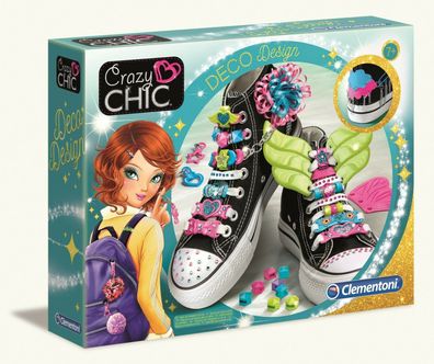 Clementoni 18501 Deco Design Crazy Chic Bestelset Schuhe Kinder Neu