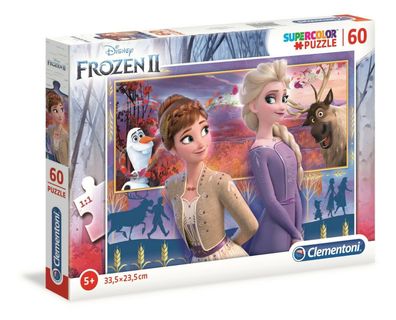 Clementoni 26056 Puzzle 60 Teile Disney Frozen 2 Anna Elsa Olaf Kristoff Neu