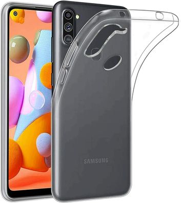 Wisam® Schutzhülle für Samsung Galaxy A11 / M11 Silikon Clear Case Transparent