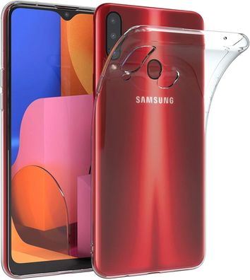 Wisam® Schutzhülle für Samsung Galaxy A20s Silikon Clear Case Hülle Transparent