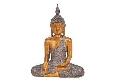 Buddha braun/ gold - mittel