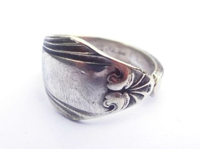 Unikat Ring aus antiken Löffel Gabel hergestellt Miniblings Antik Upcycling 113
