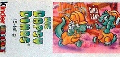 Puzzle Dapsy Dinos Beipackzettel