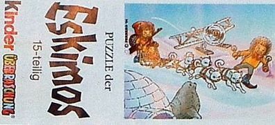 Puzzle Eskimo 1994 1 Beipackzettel