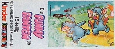 Puzzle Funny Fanten 1995 1 Beipackzettel