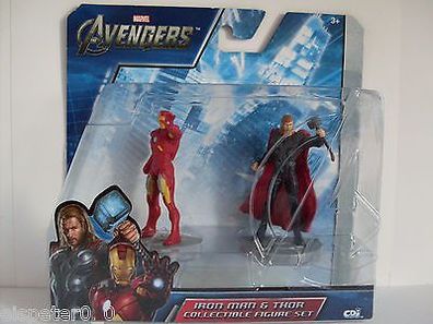 Iron Man und Thor Figurenset Marvel the Avengers 6,5 cm