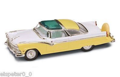 Ford Crown Victoria (1955) gelb, Yat Ming Auto Modell 1:43, Neu, OVP