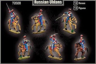 Napoleonic Russian Uhlans (1812-1815), Mars Figuren 1:72, Art. 72028, Neu, OVP