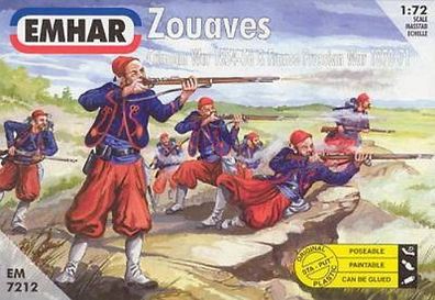 Zouaves Krim Krieg 1870-71, Emhar Figuren 1:72, EMH7212