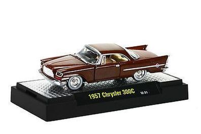 1957 Chrysler 300C braun, M2 Machines Auto Thentics (20D), 1:64