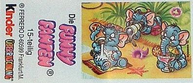 Puzzle Funny Fanten 1995 4 Beipackzettel