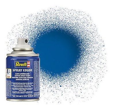 Revell Spray Color Farbe 100 ml, 34152 blau glänzend