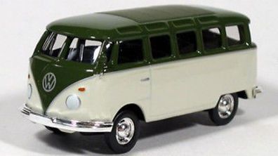 Volkswagen Samba Bus, grün/ weiß, Greenlight 1:64, Neu, OVP
