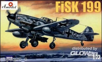 Fisk - 199, Amodel Flugzeug Modell Bausatz 1:72, AMO7222