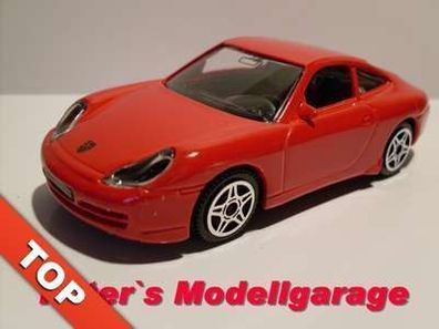 Porsche 911 Carrera rot, Bburago Street Fire Auto Modell 1:43, Neu, OVP