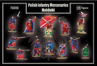 Polish Infantry, 30 jähriger Krieg, Mars Figuren 1:72, Art. 72033, Neu, OVP