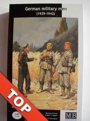 WWII Deutsche Soldaten (1939-1942) Master Box Figuren 1:35, Art. Nr. MB3510