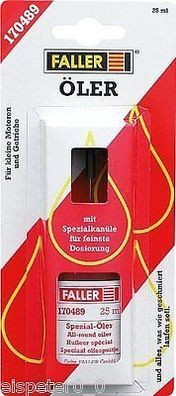 Spezialöler (25ml), Faller Miniaturwelten Zubehör, Art. 170489, Neu, OVP