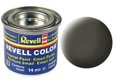 Revell EMAIL Color Farbe 14 ml, 32167 grüngrau, matt RAL 7009