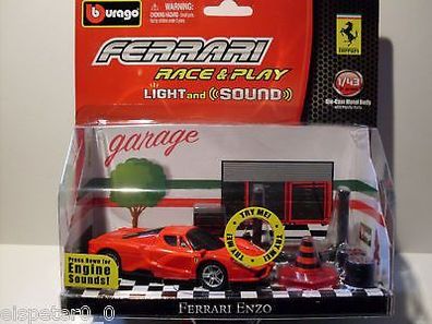 Ferrari Enzo, Garage Diorama, Bburago Auto Modell 1:43