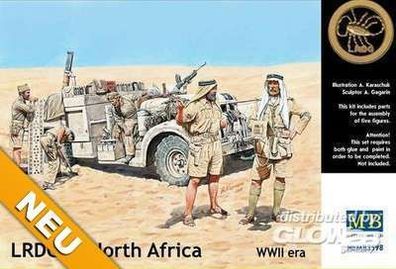 WWII LRDG in North Africa Master Box Figuren 1:35, Art. Nr. MB3598