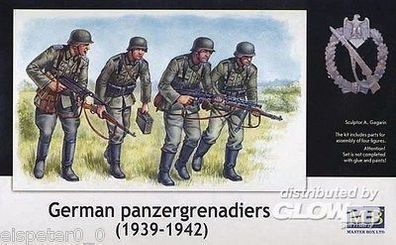 WWII Deutsche Panzergrenadiere 1939-42, Master Box Figuren 1:35, MB3513, Neu, OVP