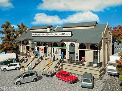 Vollmer 3629, Großmarkt Obst und Gemüse, Gebäude Bausatz 1:87, Neu, OVP