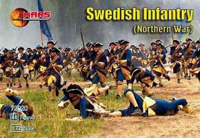 Swedish Infantry (Northern War), Mars Figuren 1:72, Art. 72020