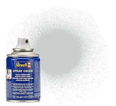 Revell Spray Color Farbe 100 ml, 34371 hellgrau seidenmatt