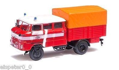 Busch 95101, ESPEWE: W 50L RTGW »Feuerwehr Erfurt«, H0 Fahrzeug Modell 1:87