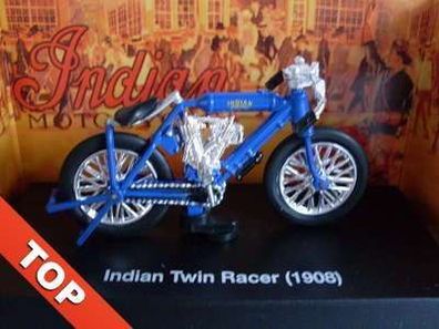 Indian Twin Racer (1908), NewRay Motorrad Modell 1:32, Neu, OVP