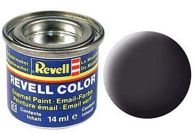 Revell EMAIL Color Farbe 14 ml, teerschwarz, matt RAL 9021, 32106
