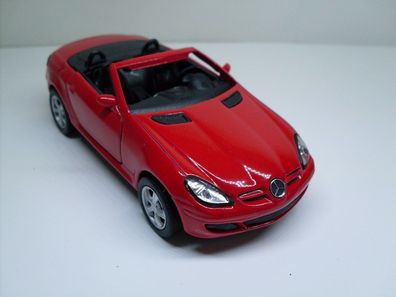 Mercedes Benz SLK rot, Welly Auto Modell ca. 1:35-1:38, Neu, OVP