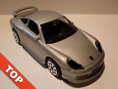 Porsche 911 Carrera silber, Bburago Street Fire Auto Modell 1:43, Neu, OVP