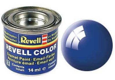 Revell EMAIL Color Farbe 14 ml, 32152 blau, glänzend RAL 5005