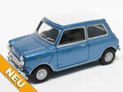 Mini Cooper 1969 blau, Cararama Auto Modell 1:43, Neu, OVP