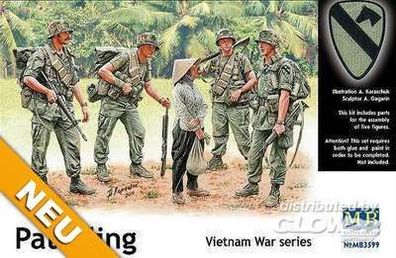 Patroling, Vietnam War Series, Master Box Figuren 1:35, Art. Nr. MB3599