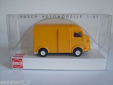 Busch 41913, Citroën H »Orange«, H0 Automodell 1:87, Neuheit 2014