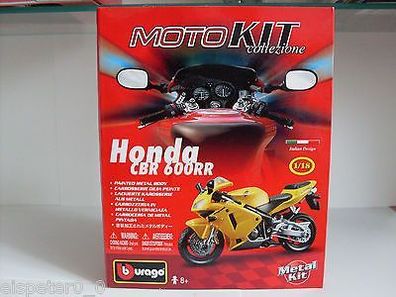 Honda CBR 600RR, Bburago Motorrad Modell Kit 1:18, Neu, OVP
