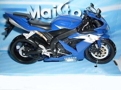 Yamaha YZF-R1 blau, Maisto Motorrad Modell ,1:12 , Neu